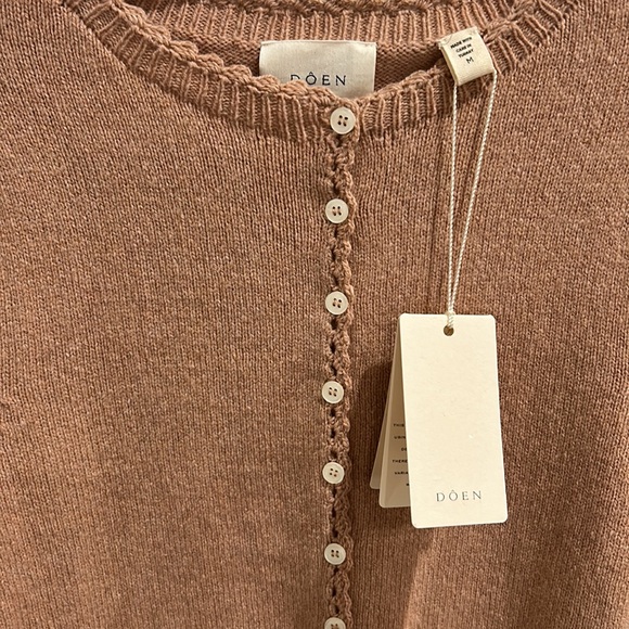 Brand new Doen Holbrook Cardigan Sweater - Picture 2 of 2